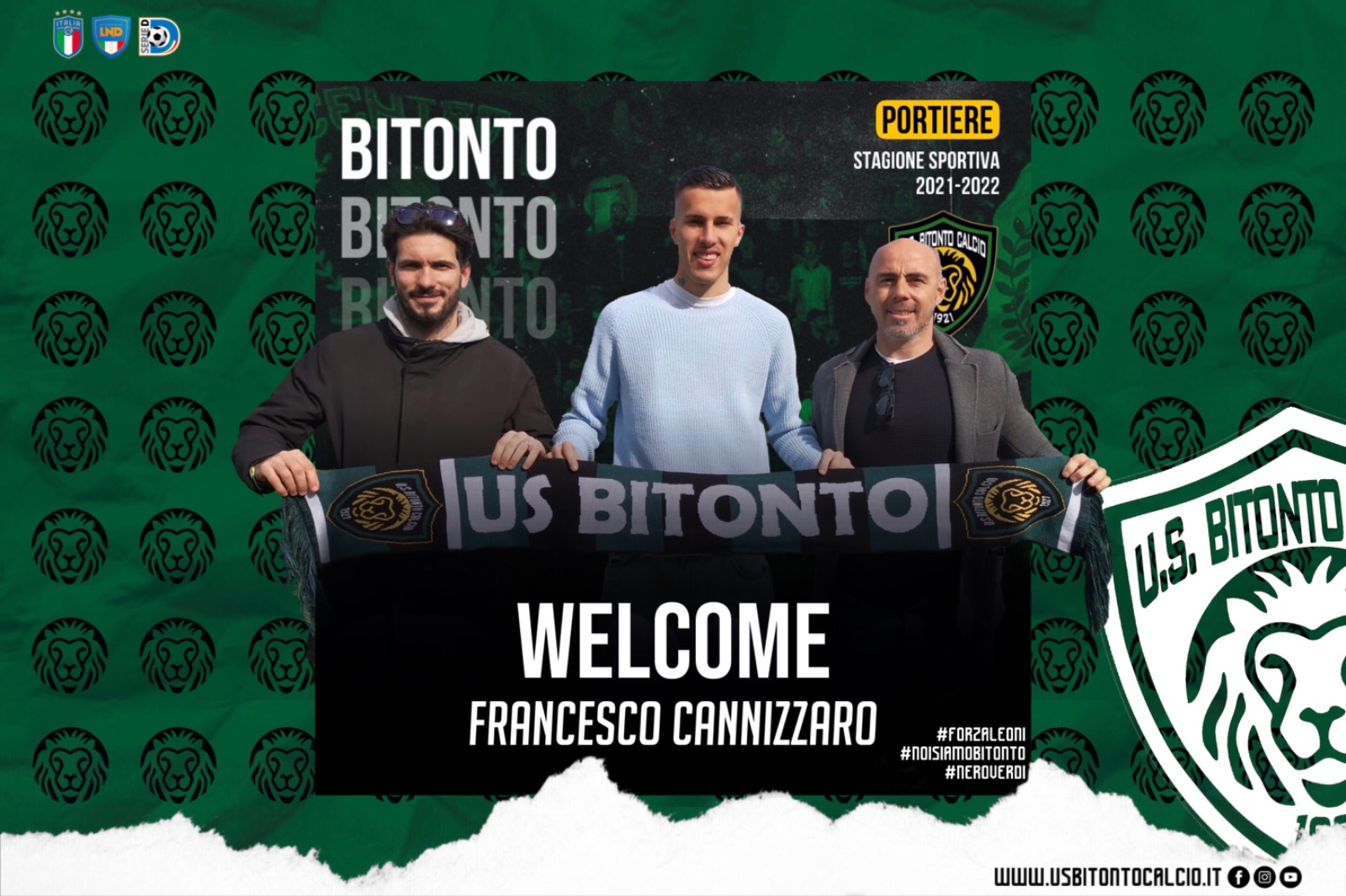 BENVENUTO FRANCESCO CANNIZZARO! – U.S. Bitonto Calcio